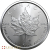 500 x 2023 Kanadischer Maple Leaf 1 Unze  Silber